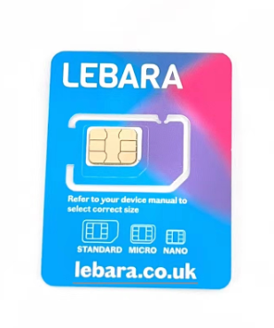 英国 Lebara 原生注册卡